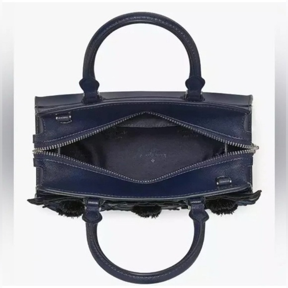 🦋RAFFLE🦋 NWT! Kate Spade NEW Blue Applique Embroidered Madison Satchel - Picture 7 of 8